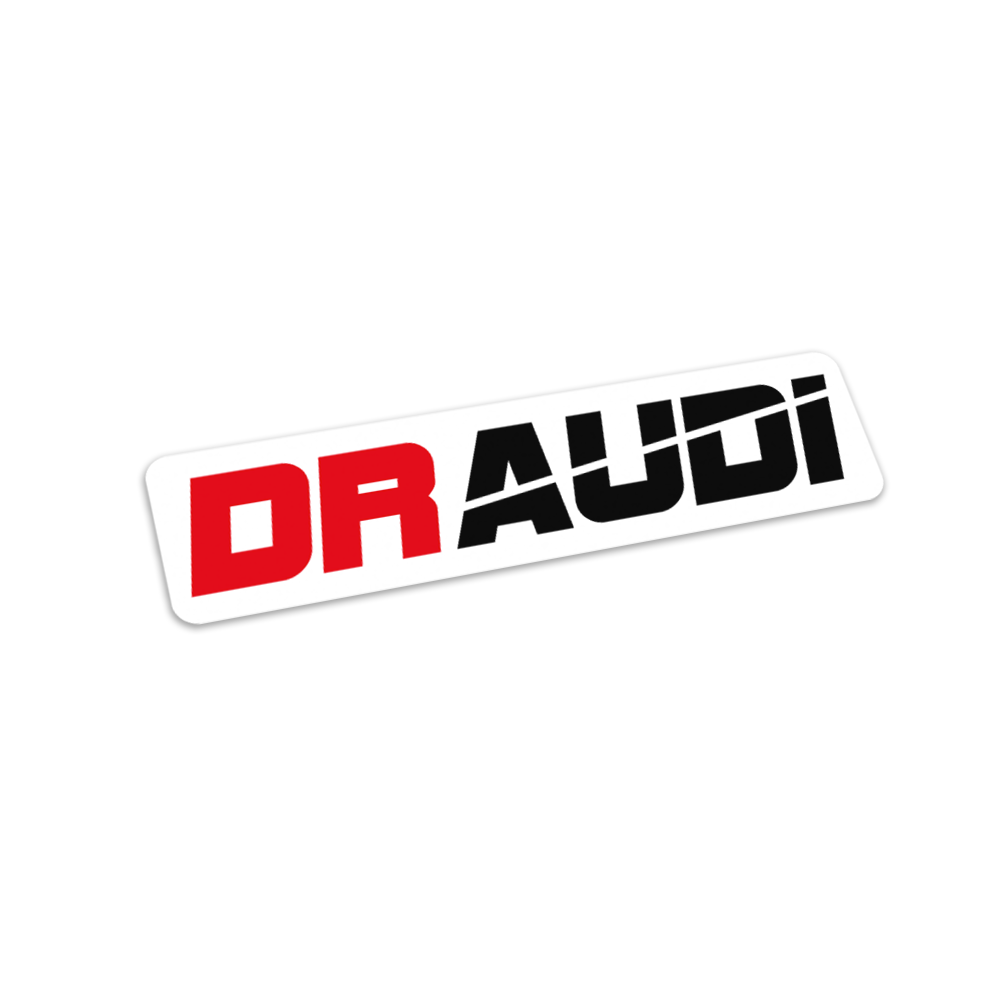 DR AUDI white border