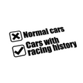 Normal cars Cars with racing history