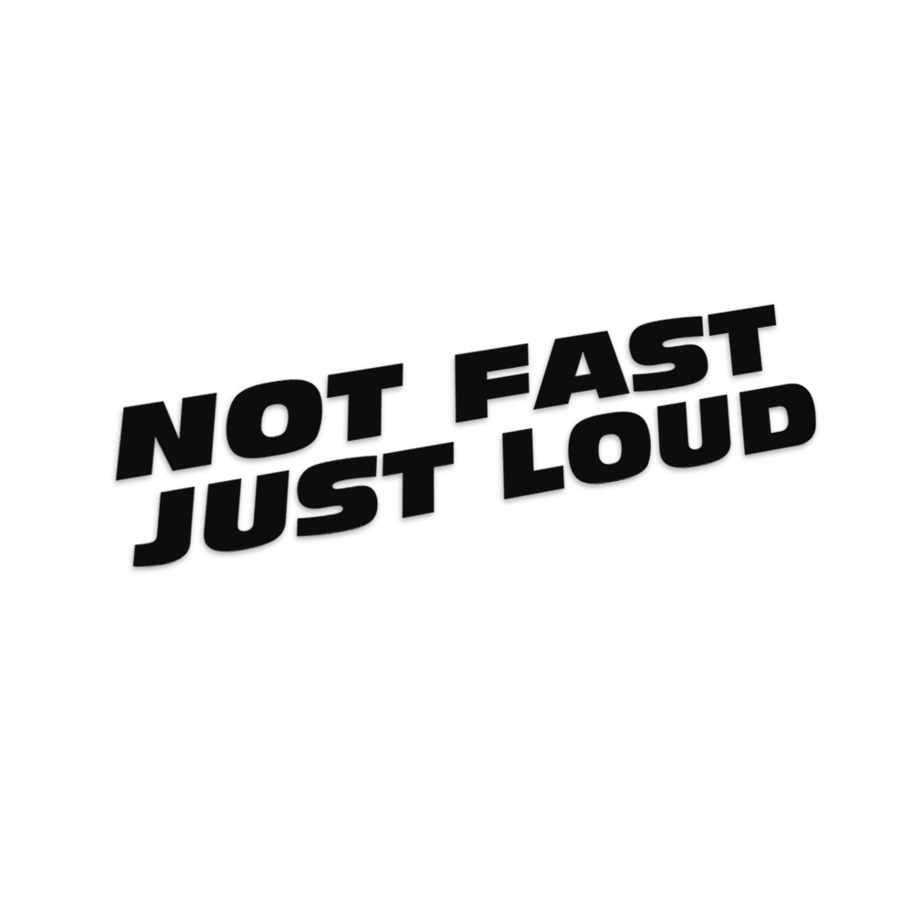 Not Fast Just Loud