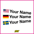 Custom Name Stickers