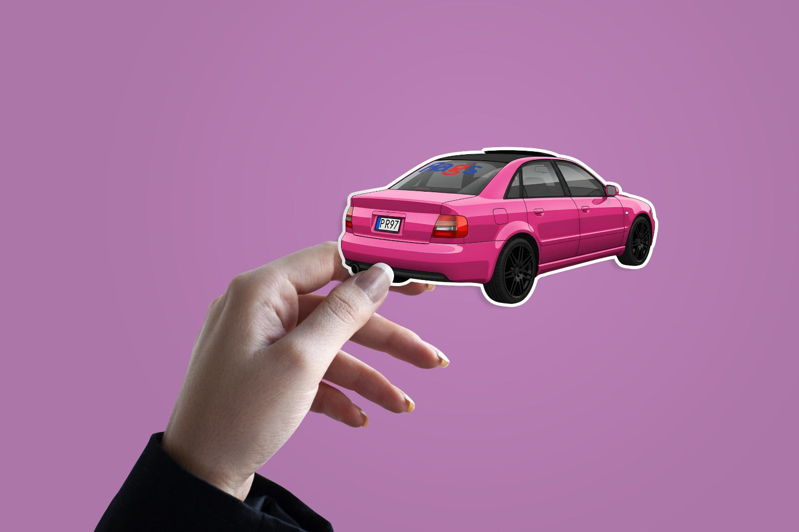 Custom vehicle sticker – No Text