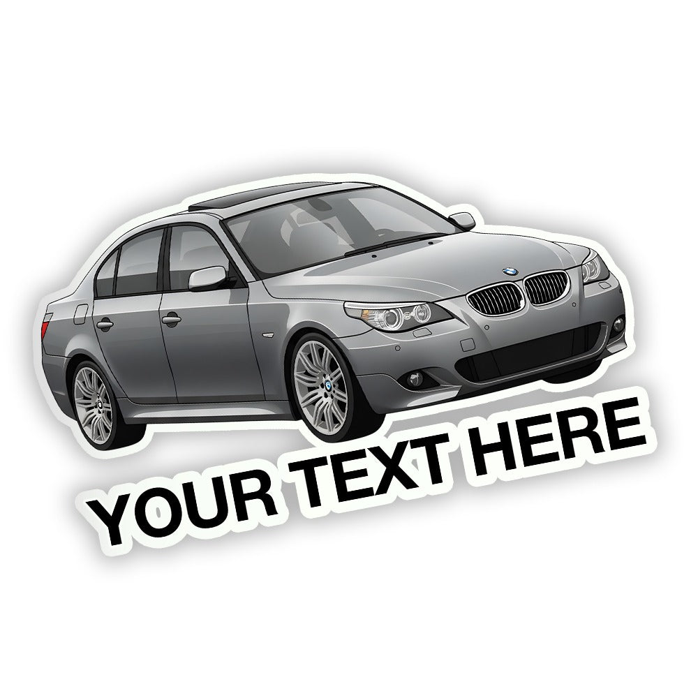 Custom vehicle sticker - with text